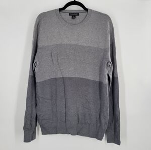 Banana Republic Men's 75% Silk 20% Cotton 5% Cashmere Striped Sweater Mens M
